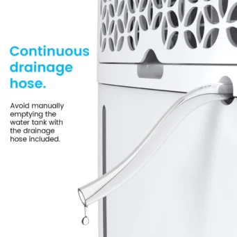 Crownline Dehumidifier MD-231 – 20L/Day Moisture Removal, Automatic Humidity Control, for Rooms up to 40 m²