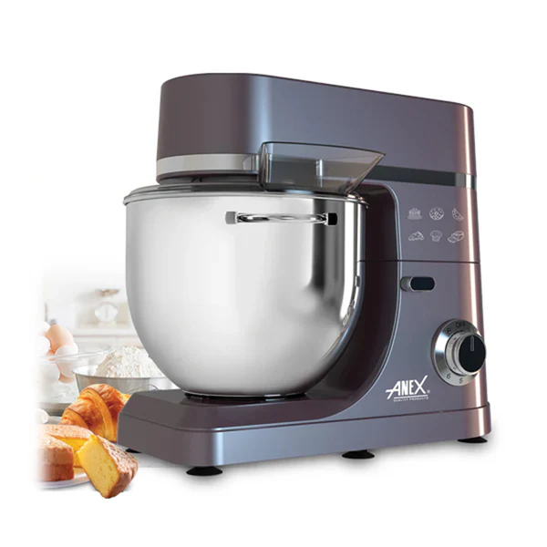 Anex Deluxe Stand Mixer AG-820 – 1500W, 7 L Stainless Steel Bowl
